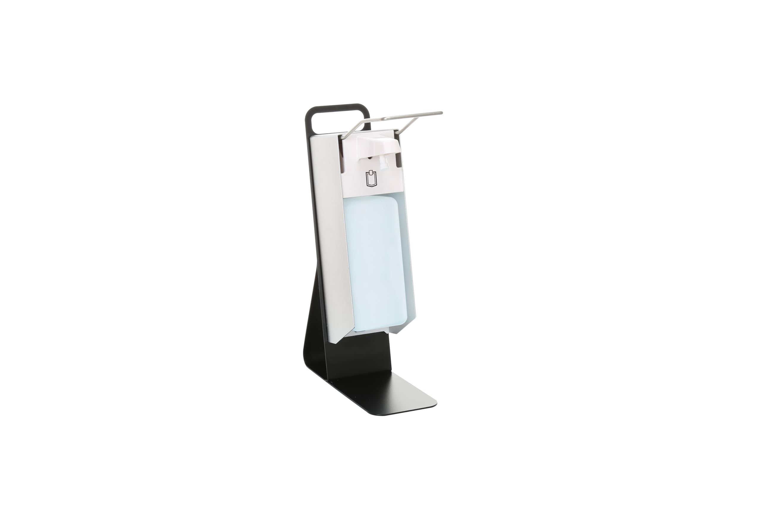 METRO Professional Tischspender, Aluminium/ABS Kunststoff, 25.4 x 10 x 40 cm, 950 ml, schwarz/wei§