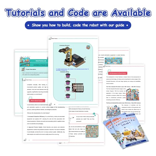 ACEBOTT 3-in-1 ESP32 IoT Control Smart Factory Starter Kit, Electronics Programming Kit Compatible with Arduino Scratch Online Tutorials, School DIY Education Solution Series STEAM Set for Teens 12+ - Image 6