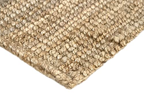 HAMID, Rug Jute Kerala Natural Colour, Area Rug, Jute Rug, 100% Jute Fibre Handmade, Braided Rug for Home Living Room - Image 4