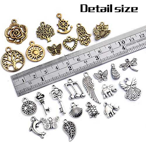 Ark Art 10 Pingentes de Pingentes de Dinheiro em Dólar Grande 33X26Mm cor Prata Pingentes para Fazer