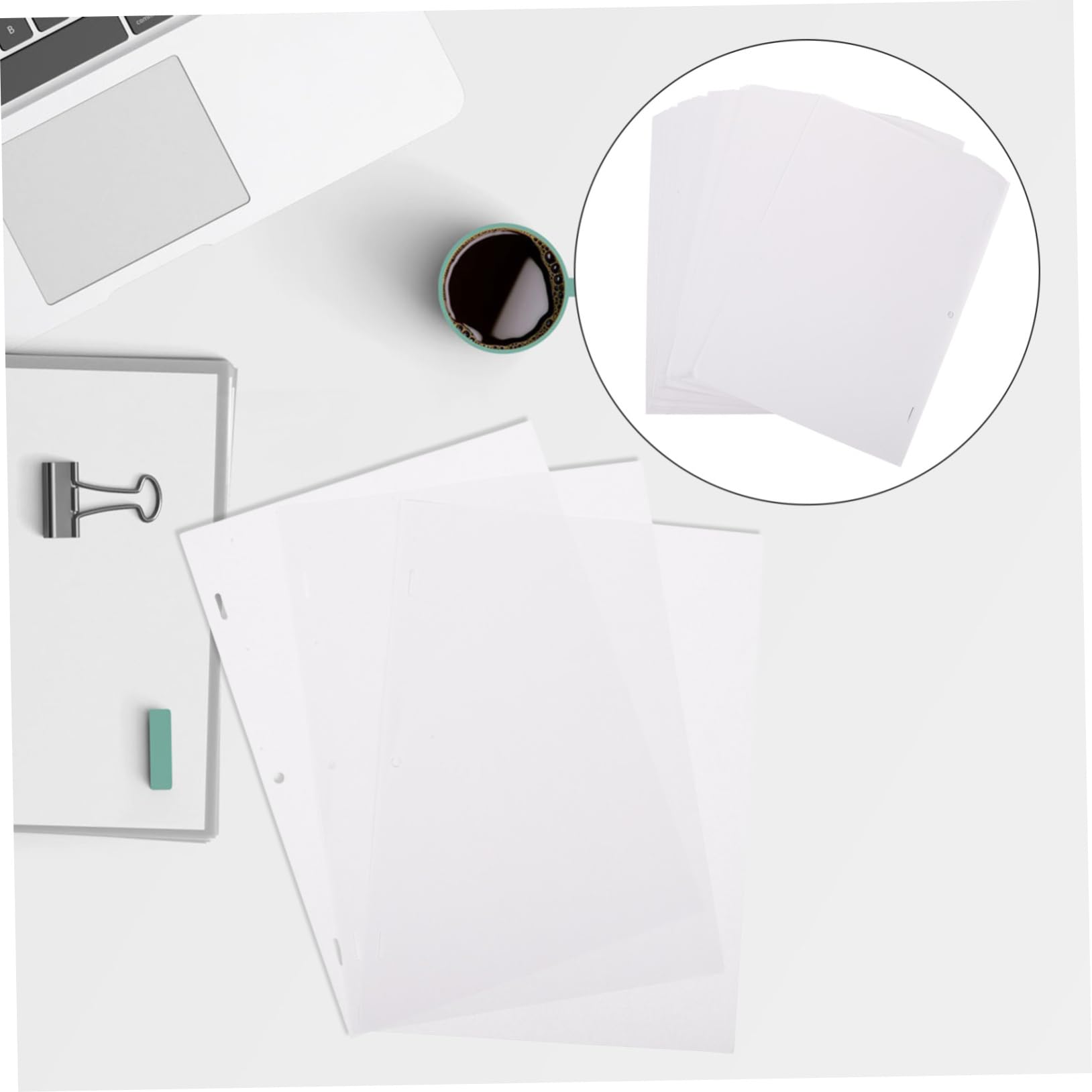SEWACC Papier de Dessin Animation pour Étudiants 200 Pièces, Papier Blanc
