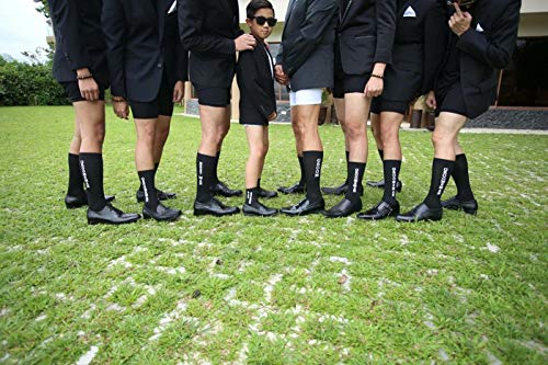 Calcetines divertidos de algodón Bestman para padrinos de boda 2