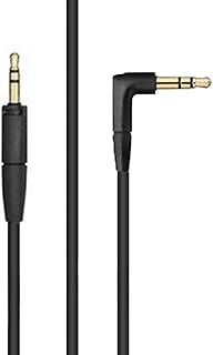 Adhiper Audio cable for HD450bt cable,Compatible with Sennheiser Momentum 3, Momentum 2, HD 400S, HD1, HD 4.50 SE, HD 450BT, HD 4.40, HD 4.30G Cable, 2.5mm Aux Replacement Stereo Cord.(1.45M/BLACK)