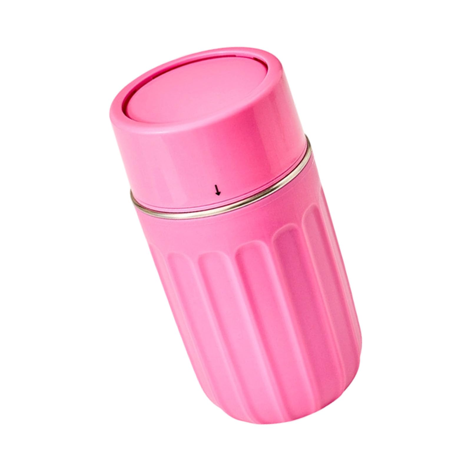 Qusinfc Portable Nonrust Steel Ice Block Container with Ergonomic Handle Outdoor Ice Maker Ideal for Travel and Offices Food Grade Silicone Tray