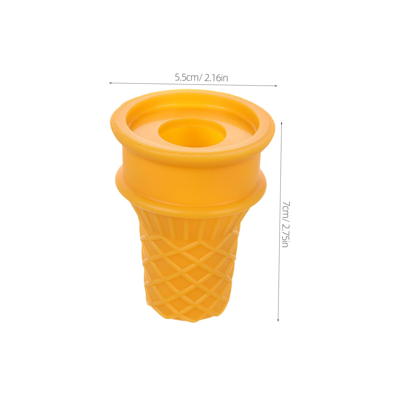 VICASKY Simulation Ice Cream Cone Real Ice Cream Cone Decoration for Dessert Shop Photo Session