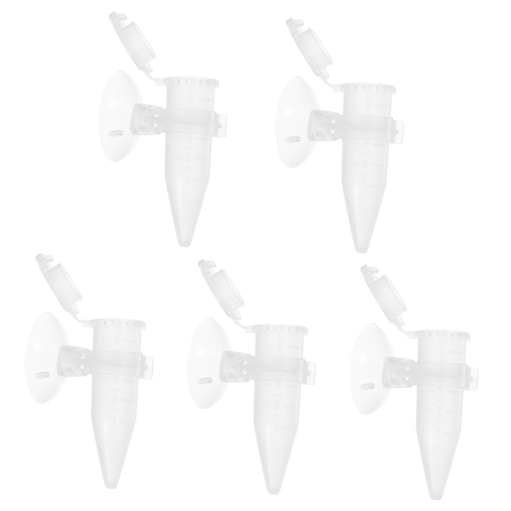 Mikikit 5Pcs Automatic Pet Feeder for Shrimp Mini Aquarium Feeder with Cup for Fish Tanks Shrimp Hatchery and Aquatic