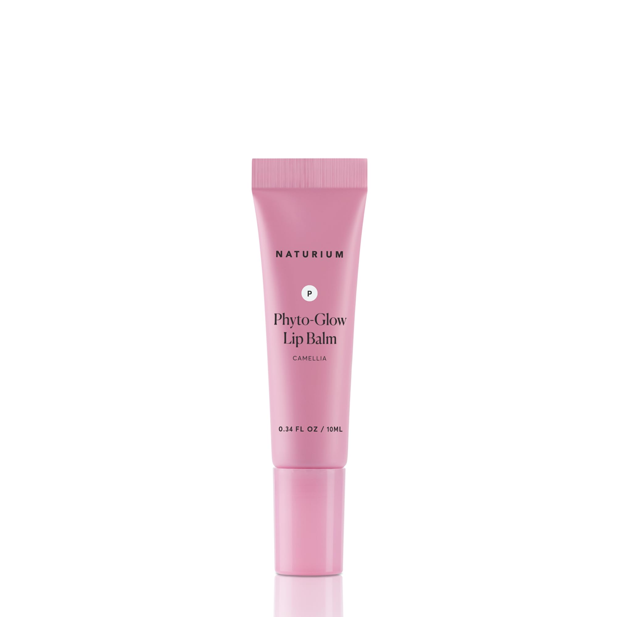 Naturium Phyto-Glow Lip Balm | With Shea Butter & Squalane, Sheer Tinted Colour | 10 ml, Camellia