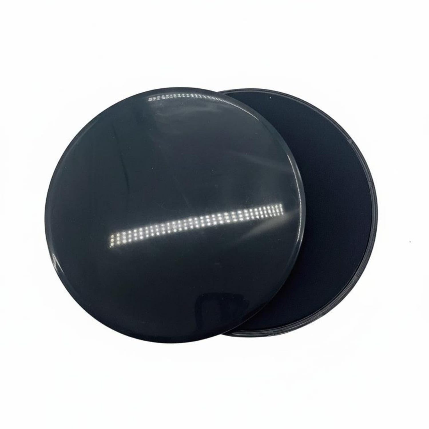 MYADDICTION 2 Pieces Two-Sided-Sided Core Slider Discs Lightweight and Portable Exercise Sliders Non-Slip Surface Fitness Gliding Discs for Home Gym, Travel, Black-image-47