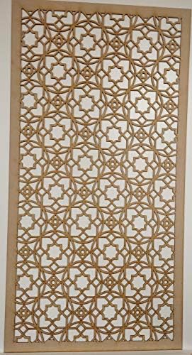 Radiator Cabinet Decorative Screening-grille-moroccan Perforated 3mm thick MDF panel (1200 mm x 620mm) M4 pattern