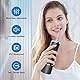 CARER SPARK Munddusche mit Selbstreinigungsmodus - Tragbare Munddusche für Zahnreinigung mit 4 Modi und 5 Stk. IPX7 Wasserdichter USB Aufladung für Reise und Heimgebrauch