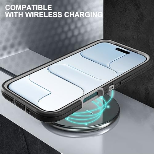 Coque iPhone 17 Air抗震 protective case solide anti-chute et poussière noire