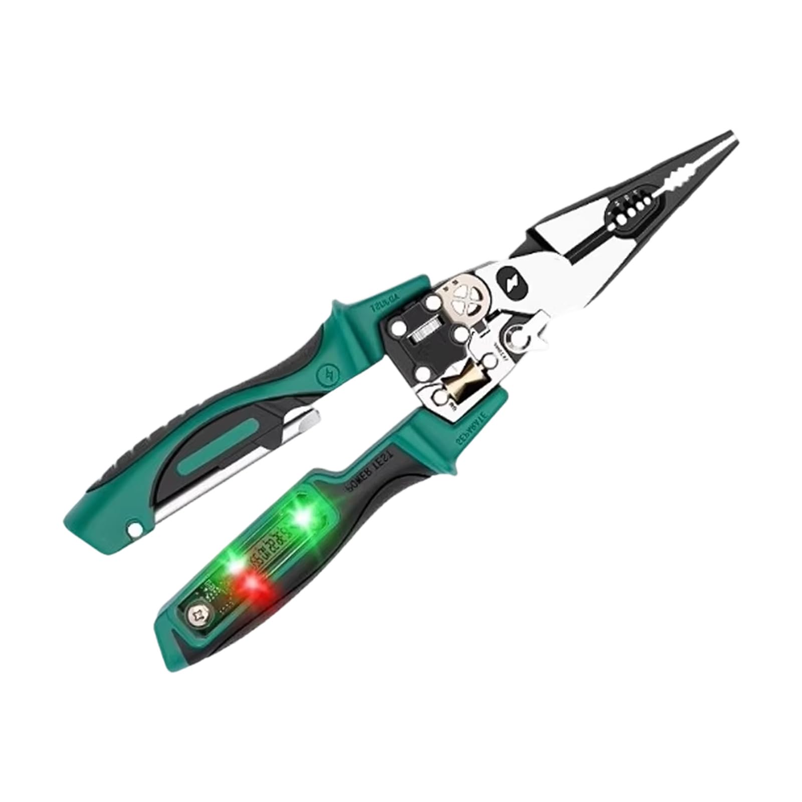 Pxzh Wire Stripper Wire Stripping Pliers For Cutting And Pulling With Electricity Measurement Function Strippers With Electricity Measurement Stainless Steel