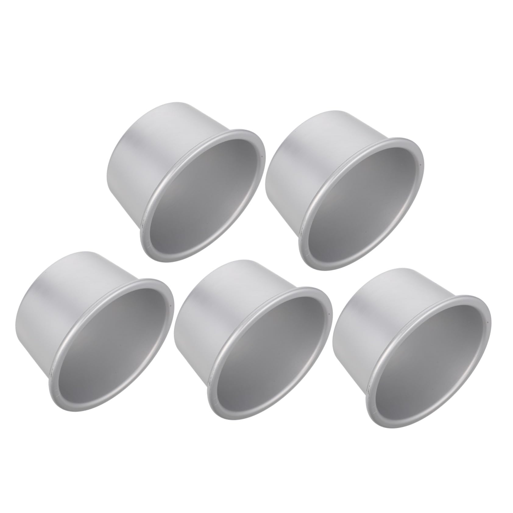 ABOOFAN 20 Pièces Moule à gâteau en aluminium moules à pâtisserie en métal tasses à cupcakes manche alliage d'aluminium