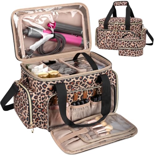 Image of GDNasist Large Makeup Bag, Portable Travel Makeup Bag Organizer