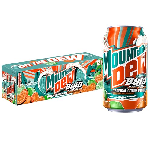 Mtn Dew Baja Cabo Citrus LTO 12oz12pk