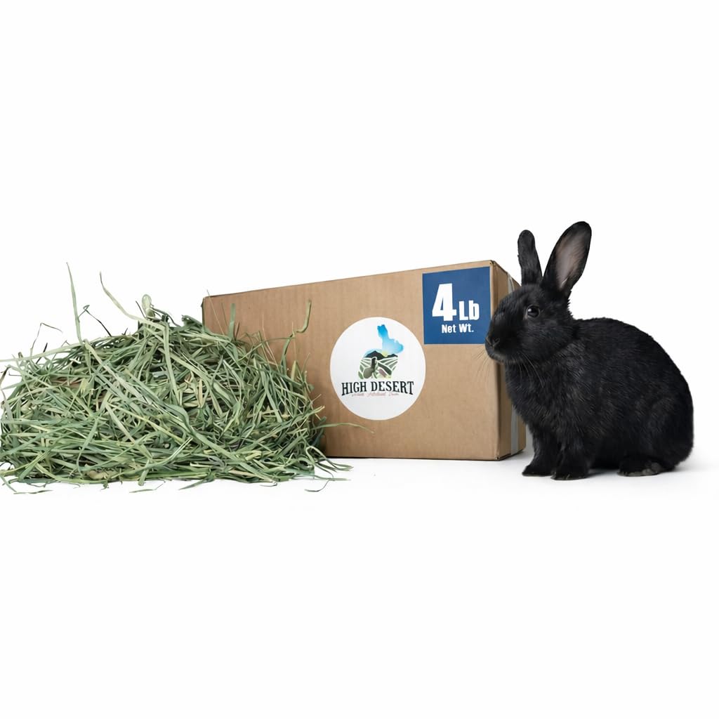 High Desert Orchard Grass Hay, Natural Orchard Hay for Rabbits Guinea Pigs Hamsters and Chinchillas, Soft Leaf Texture for Grazing and Foraging, Small