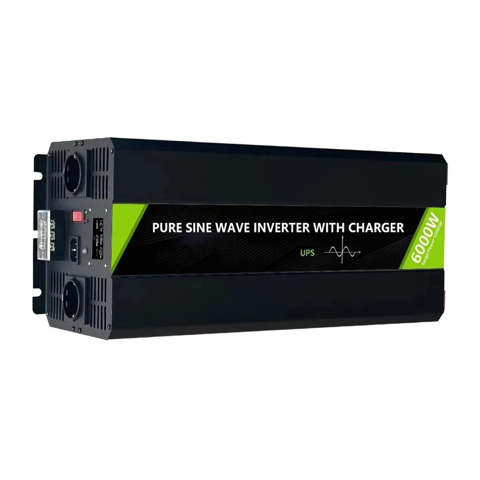 Inversor Potencia DC12V 24V48V AC 220V 110V Potencia 12KW 10KW 8KW UPS para Cargador Inversor Sinusoidal para Pura Convertidor Solar Coche RV Convertidor