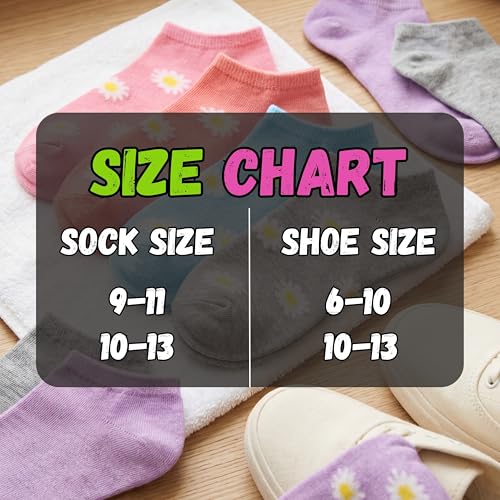 Image of Tipi Toe Women's 20 Pack Colorful Low Cut Socks - Lightweight, Breathable Design for All-Day Comfort Sizes 9-11 /10-13