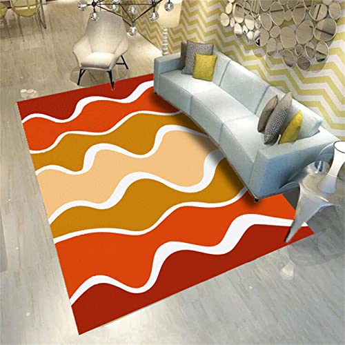 Chambre Bébé Fille Chambre Bebe Fille Rouge Lavable en Machine Antidérapant Durable Coffre-Fort Simple Maison Salle à Manger Salon Chambre Chambre d'enfantTapis De Salon Anti Acarien 100X200cm