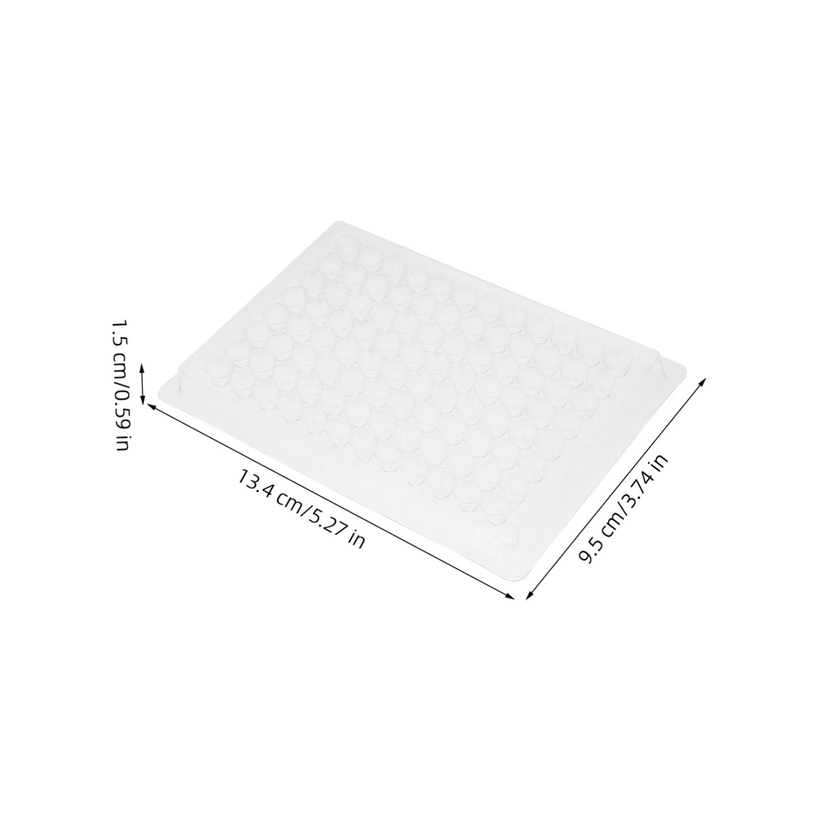 PRETYZOOM 96-Well Cell Culture Trays Reaction Plates Lab Equipment Tissue Culture Plates