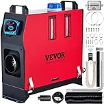 VEVOR 8KW Diesel Air Heater Muffler Diesel Heater 12V 8000W Diesel Parking Heater Remote Control Remote Control with LCD Switch for Car Bus Trucks and Boats