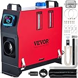 VEVOR 8KW Diesel Air Heater Muffler Diesel Heater 12V 8000W Diesel Parking Heater Remote Control Remote Control with LCD Switch for Car Bus Trucks and Boats