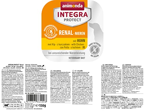 animonda INTEGRA PROTECT Hundefutter nass Renal mit Huhn (11 x 150g)