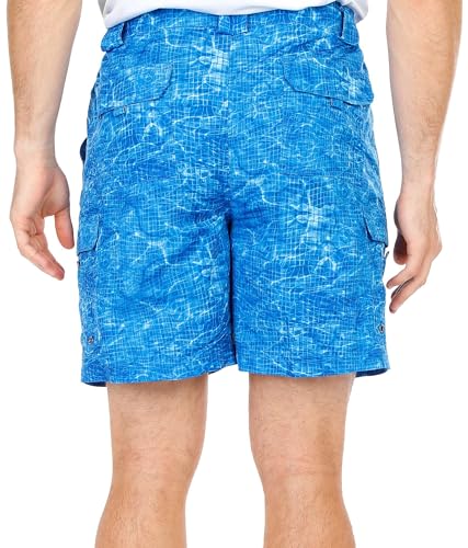 Reel Legends Mens Bonefish Print Boardshorts 20 in.