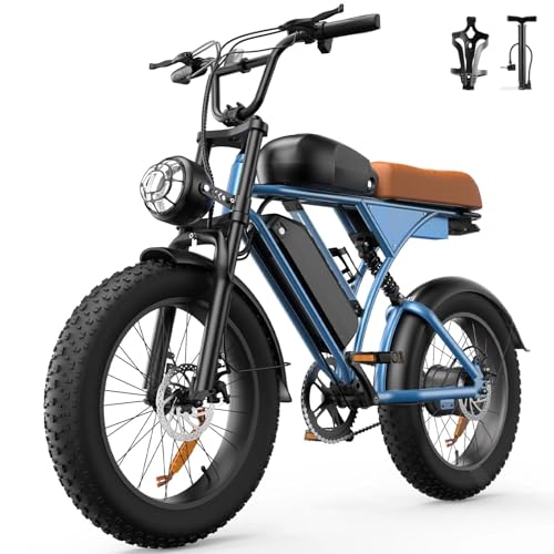 Electric Bike for Adults,1000W Peak Motor Ebike,Max 28MPH 105Miles PAS Range Electric Bicycle,48V 18AH Integrated Batter - Detailed View