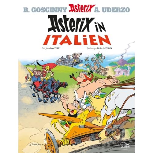 Italien Flagge Bestickter Aufnäher mit Haken- und Flauschbänder 7 Asterix 37: Asterix in Italien