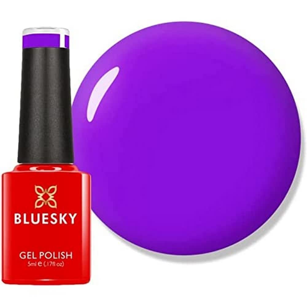 Bluesky Gel Nail Polish Mini 5ml, Purple Ahoy - A100