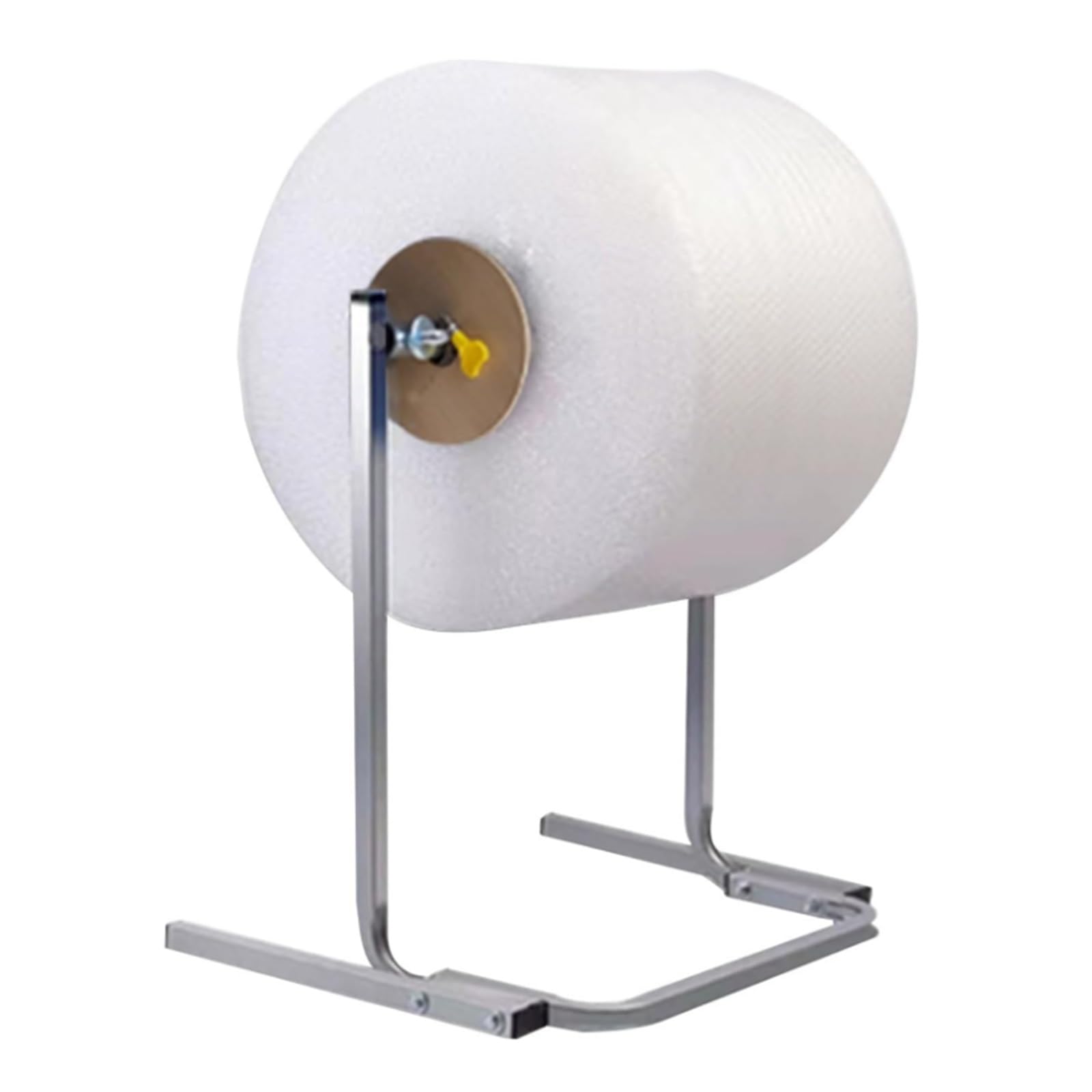 Dispensador de Rollos de plástico de Burbujas, Soporte Vertical Plegable para Rollos de plástico de Burbujas, Adecuado para Embalaje, manipulación y Transporte (70x52x65 cm).