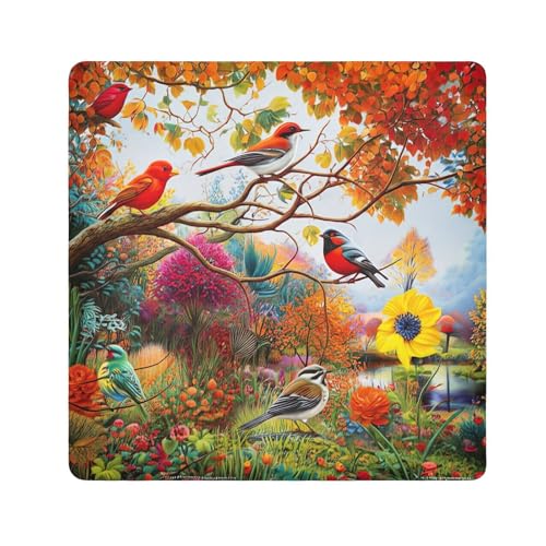 ODAWA Autumn Painting Birds Tree 21.7