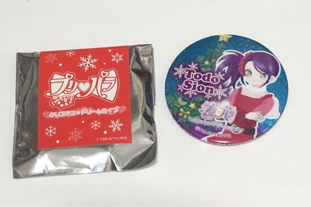 プリパラ クリスマスドリームライブ2016 缶バッジ　東堂シオン プリパラ クリスマスドリームライブ2016 缶バッジ 東堂シオン