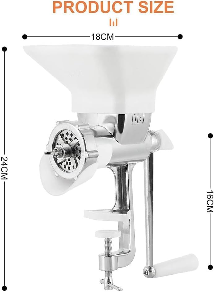Manuelle Futterpelletmaschine, Kleintierfutter-Pelletmaschine mit 1,5/2/2,3/2,5/3/3,5/4/5/6/7/8/9/10 mm optionalen Formen, Tierfutter-Pelletmaschine für Fische, Vögel, Katzen, Hunde 1.5mm