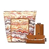 SACHI 3 Piece Market Tote Set – Insulated Therm,an Reusable Grocery Bags for Cold and Hot Foods...