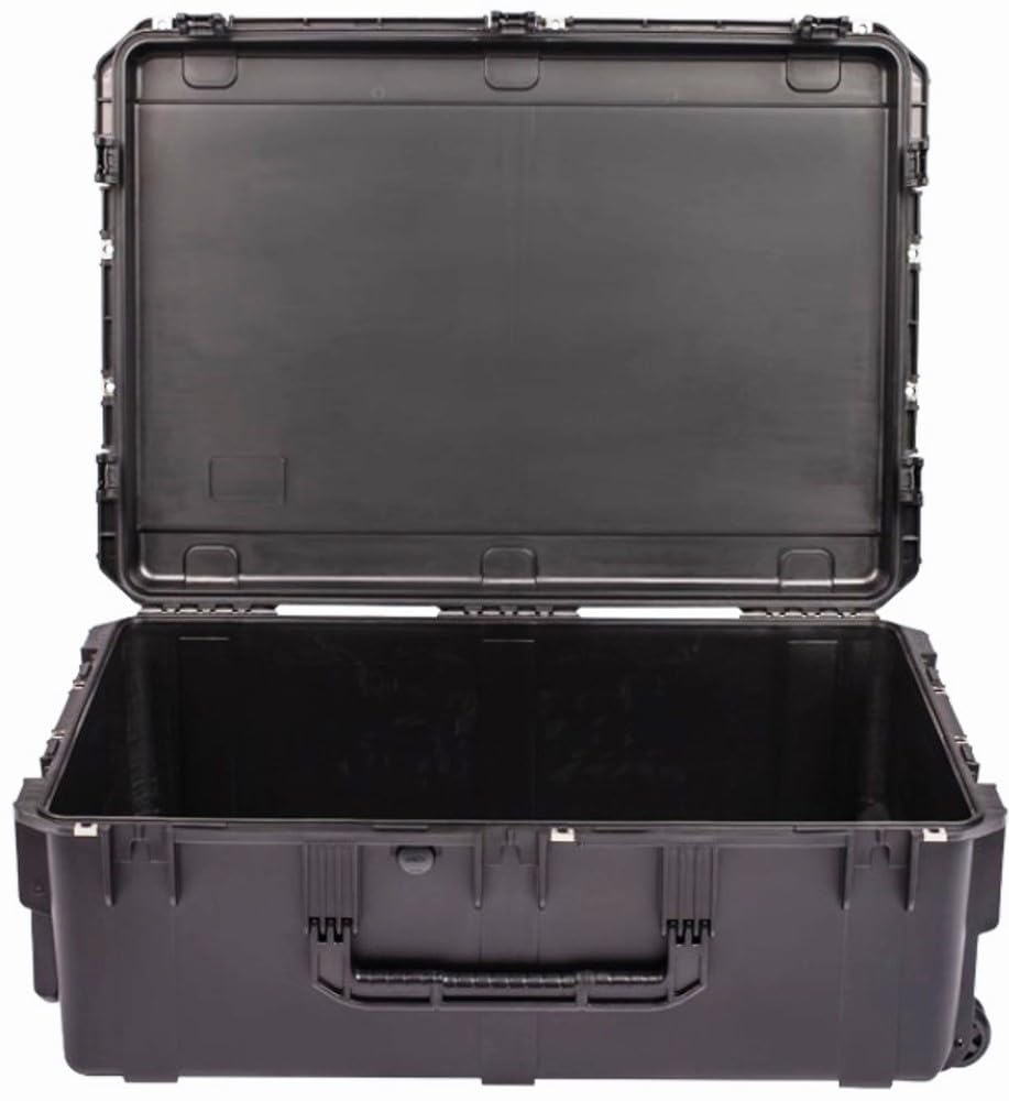 SKB Cases 3i-3424-12BE iSeries 3424-12 Case (Empty), Ultra High-strength Polypropylene Copolymer Resin, Resistant to Corrosion and Impact Damage, Molded-in Hinge, Trigger Latch System