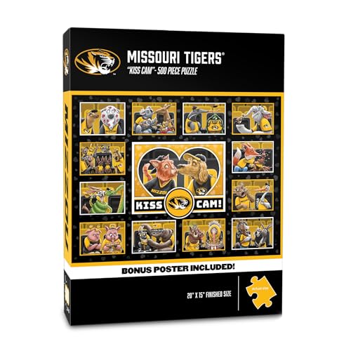 Image of YouTheFan NCAA Missouri Tigers inchKiss Cam inch 500 Puzzle