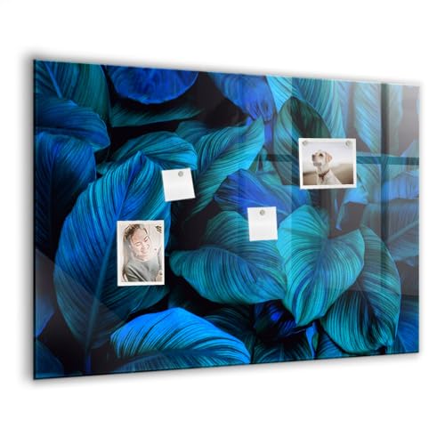 Tableau blanc magnétique en verre vertical ou horizontal format 100x70cm