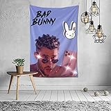 prappront Tapestry Bad Sunshine Bunny Poster Home Art Wall Hanging HD Print Living Room Bedroom...