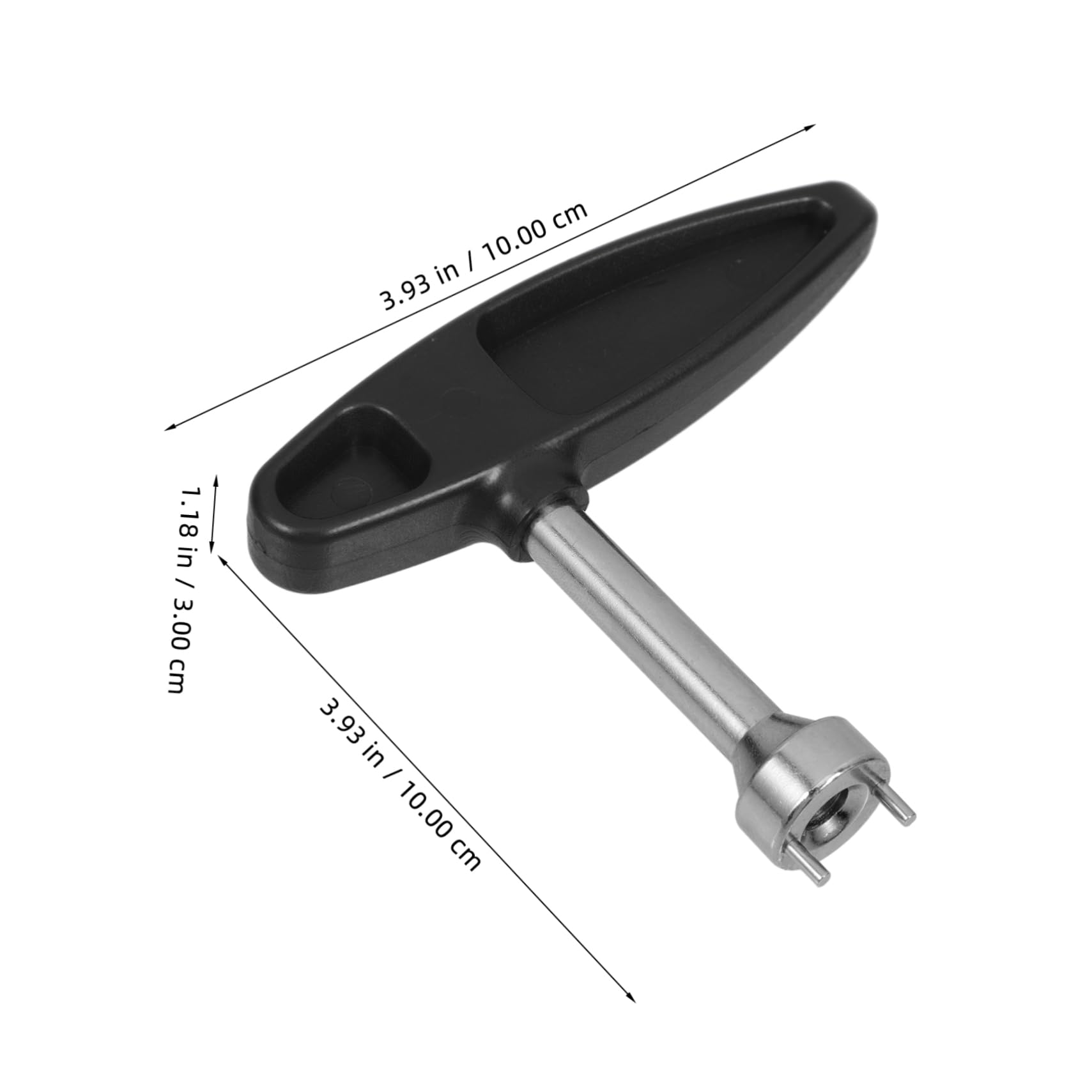 HANABASS Golfers: Black Plastic Shoes Spike Wrench Efficient Shoe Cleat Removal Tool