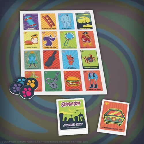 Lotería Scooby-Doo, Bilingual Matching Game for Kids & Families, Classic Lotería with Scooby-Doo Characters - Image 4