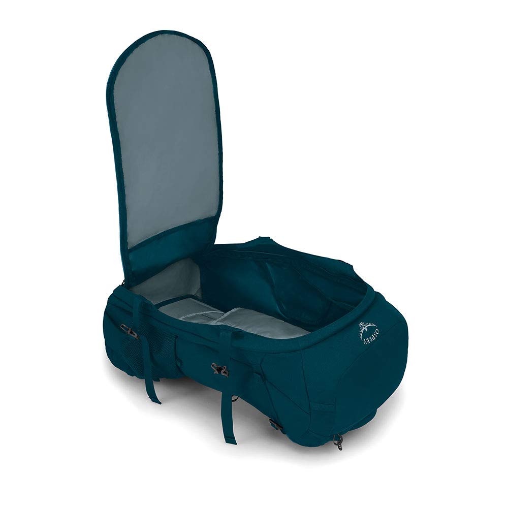 Osprey Farpoint Trek 55 Men's Travel Backpack, Petrol Blue