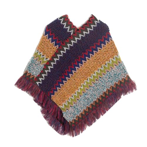 Image of Women's V Neck Poncho Soft Cape Fashion Off The Shoulder Knit Sweater Spring Loose Convertible Knitwear