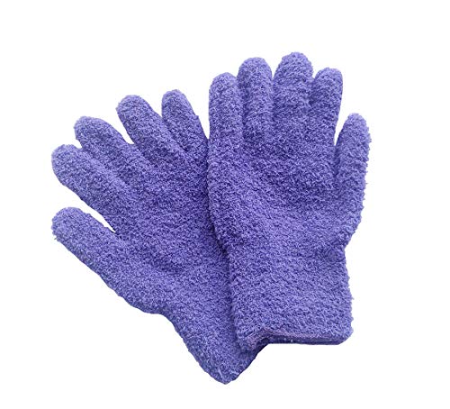 WHOISHE Household Microfiber Dusting Cleaning Gloves - Kitchen Cleaning Hand Glove for Cars,Trucks,Home,Windows,Mirrors