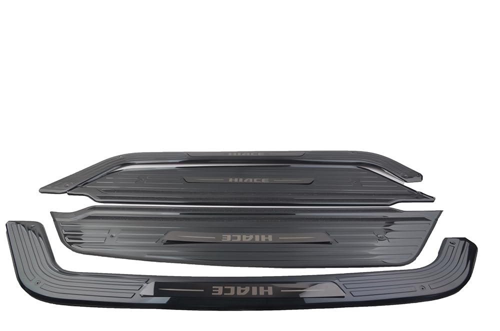 トヨタ ハイエース 200系 左リヤドアスカッフプレート Amazon | 200系ハイエース ステンレス製スカッフプレート リアサイド