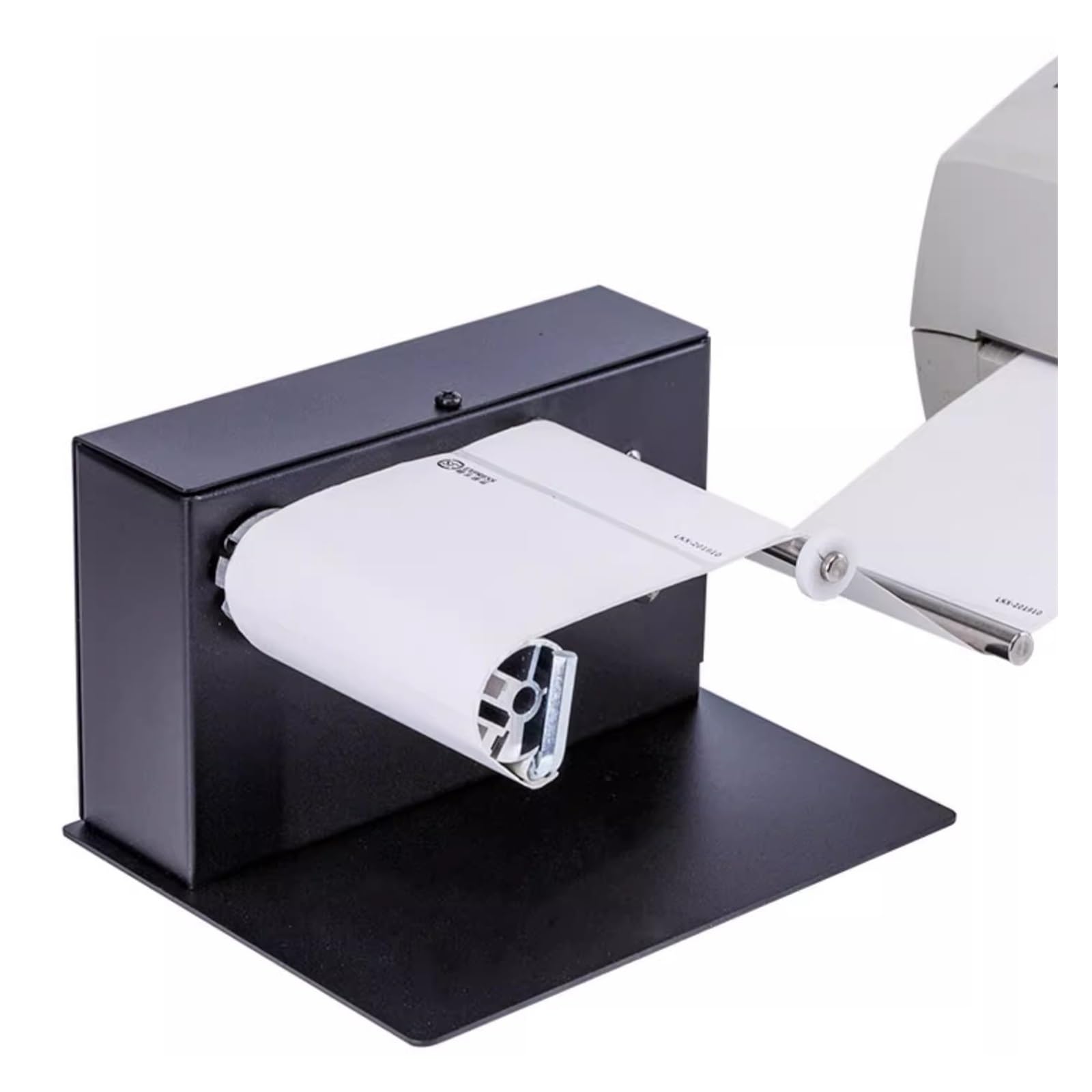 JVDDI Automatic Label Rewinder Bi-directional Rewinding Labeling Machine Barcode Rolling Sticker