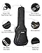 Donner 39 inch Electric Guitar Bag Gig Bag, 0.4 Inch Padded Sponge 600D Ripstop Waterproof Nylon Dustproof Soft Electric Guitar Case Adjustable Strap Black