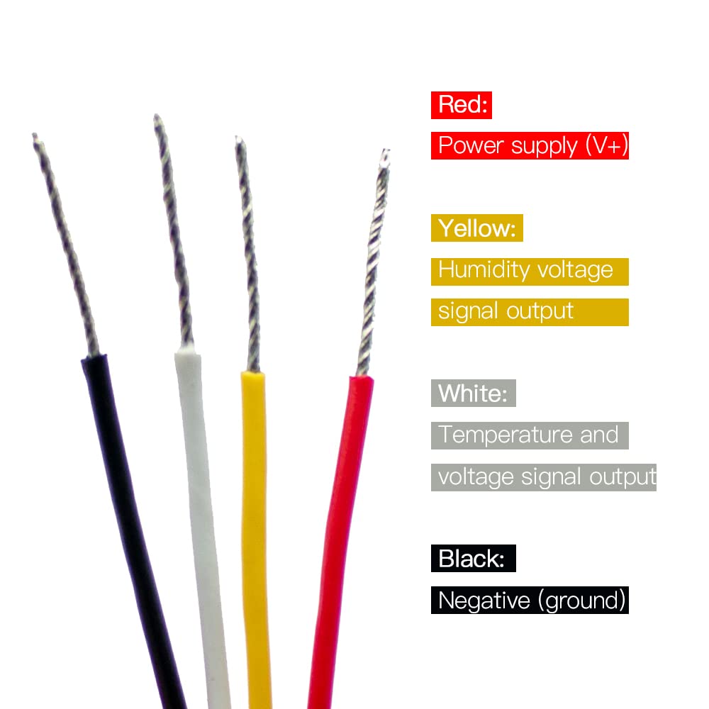 Toplionace Transmisor de Temperatura y Humedad de Metal, Sonda T&H 0-10V del Sensor de Temperatura Humi de Alta Precisión a Prueba de Explosiones de Tubería FG6010