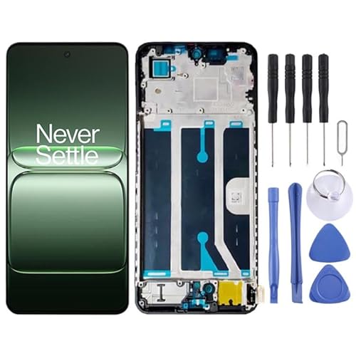 Yunchao �d�b�A�N�Z�T���[ OnePlus Ace 5 Racing �I���W�i�� LCD �X�N���[���f�W�^�C�U�[�p�t���[���t���t���A�Z���u�� (�u���b�N) �g�ѓd�b�̌���